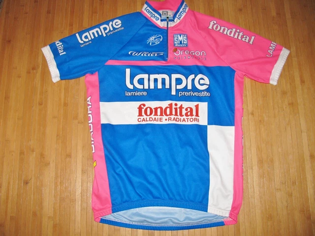 Santini SMS Maillot Cyclisme Homme Équipe Lampre Daikin 2000