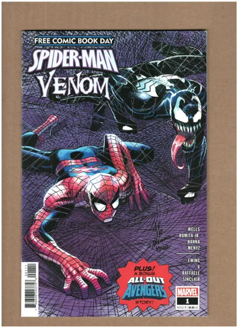 Spider-man/Venom FCBD 2022 Marvel Comics All-Out Avengers NM- 9.2
