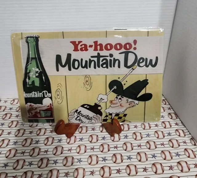 Mountain Dew - Vintage Reproduction Tin Sign - Man Cave