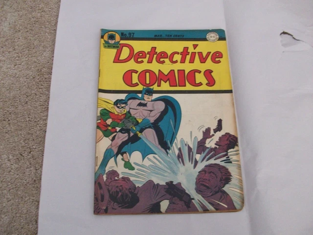 Detective Comics #97 Batman & Robin 1945