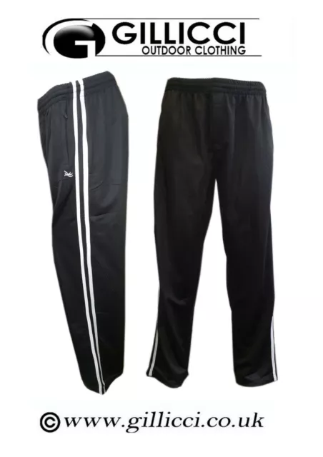 Tuta Da Uomo Bottoms Silky Joggers Jogging A Righe Palestra Pantaloni Sportivi M-6Xl