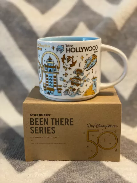 NWT Walt Disney World 50th Anniversary Starbucks Coffee Mug - Hollywood  Studios