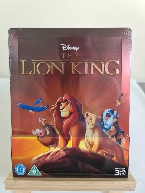 Disney   The    Lion    King    3D   +   2D   Blu-Ray   Steelbook,  Brand   New