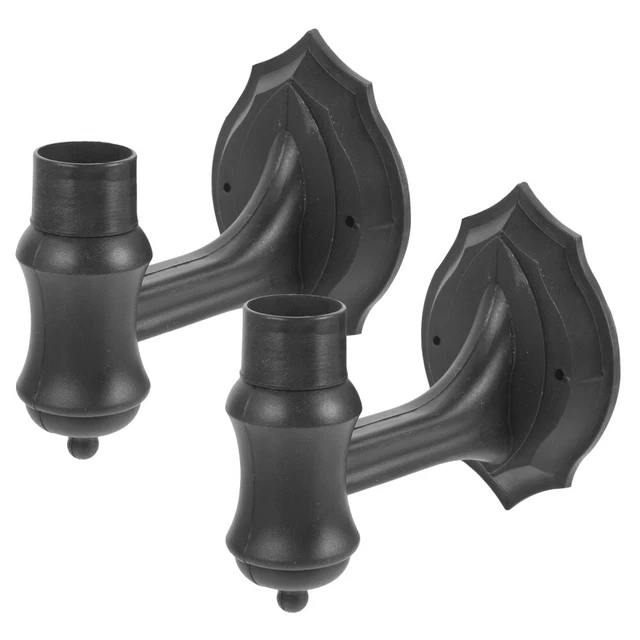 2 pezzi base lampada da parete, supporto da parete lampade solari, lampade da parete, industriali
