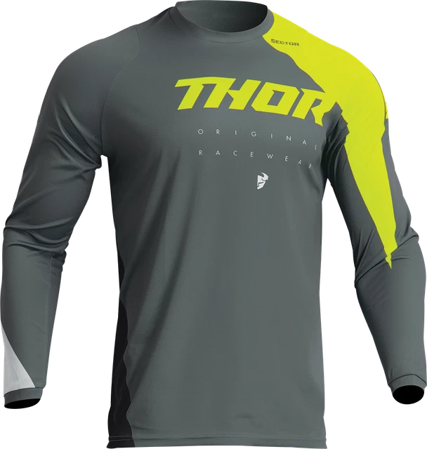 Thor 2910-7139 Jrsy Sector Edge Gy/Ac Sm Jersey