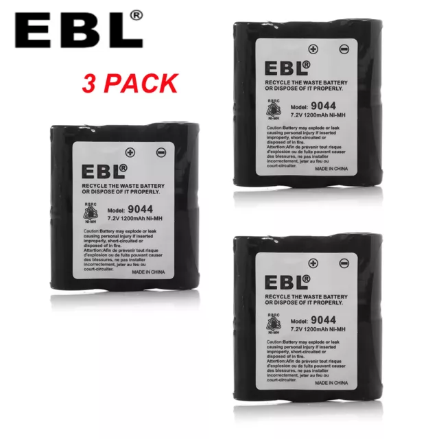 3pcs 1200mAh HNN9044 9044A Battery for MOTOROLA HNN9056 Spirit P10 P50 SP21 SP50