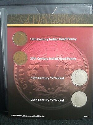 United States Coin Set Turn of the Century Indian Cents, Liberty Nickels