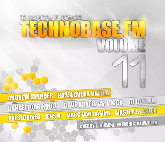 CD Technobase.fm Volumen 11 De Varios Artistas 3CDs