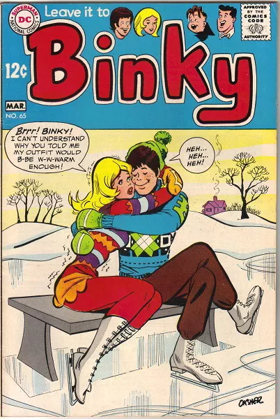 Leave It To Binky Comic Book #65, DC Comics 1969 FINE+