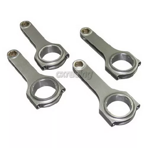 CXRacing H Beam Connecting Rods Conrod For Civic B16 VTEC B B16A1 A2 A3 5.290"
