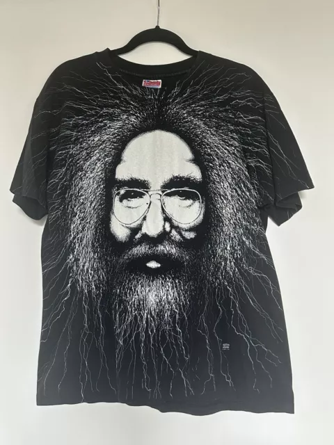 Vintage 1993 Jerry Garcia Grateful Dead All Over Print Winterland T Shirt Size L
