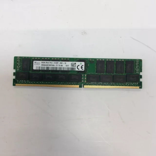 1x32GB SK Hynix HMA84GR7MFR4N-TF 2Rx4 PC4-2133P DDR4 Server RAM