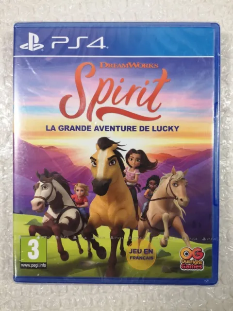 Dreamworks Spirit La Grande Aventure De Lucky Ps4 Fr New (Game In English/Fr/De/