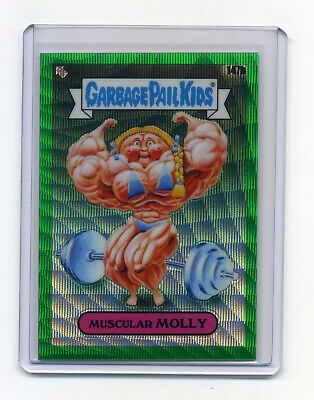 2021 Topps Chrome Garbage Pail Kids MUSCULAR MOLLY GREEN WAVE 170/299