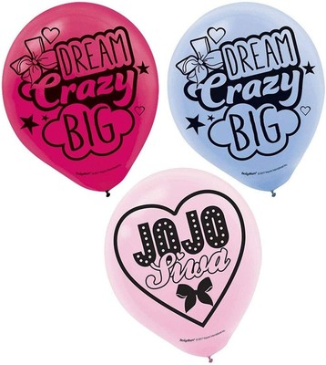 12ct Amscan Jojo Siwa Compleanno Festa 12 " Palloncini Festa Forniture 