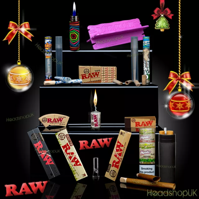 RAW Smoking Papers Christmas XMAS Gift Packs rolling gift SPECIAL DELIVERY!!!!