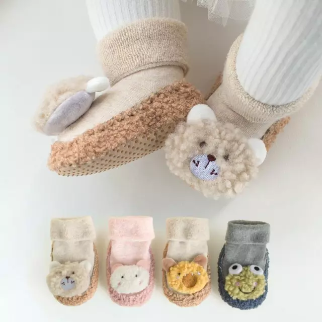 Girls Baby Boys Toddler Warm Cotton Infant Trainers Soft Sole Sock Newborn Shoes