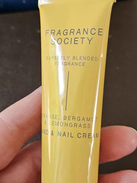 FRAGRANCE SOCIETY Crema Mani Arancione, Bergamotto e Citronella 30ML NUOVISSIMA