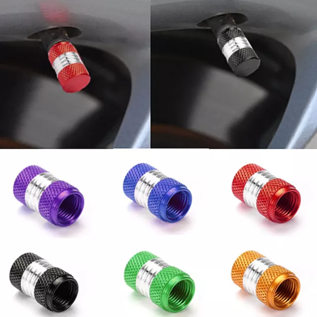 4x Car Tire Tyre Rim Wheel Air Valve Stem Dust Caps Cover Accessories Universal