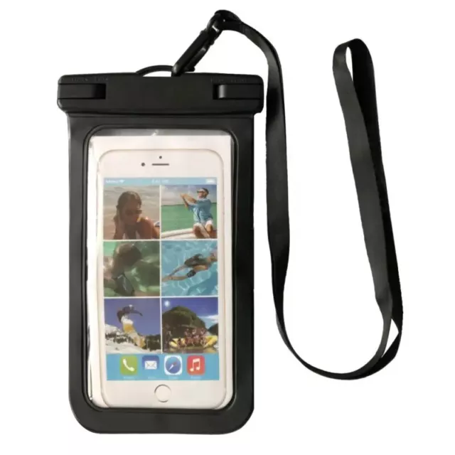 Waterproof Case For All Phone Universal Size 6.9" Holiday + Neck Strap iPhone 15