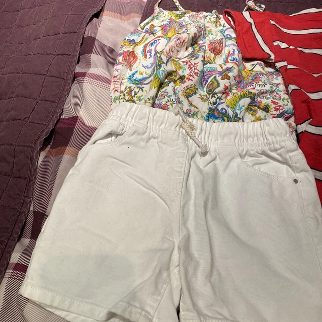 JB) Next Girls Bundle Aged 6 Shorts Tops Pumps 2