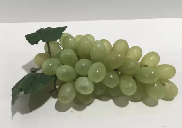 Green Grapes- Faux Display Plastic Fruit Realistic Food  8.5” Length 2