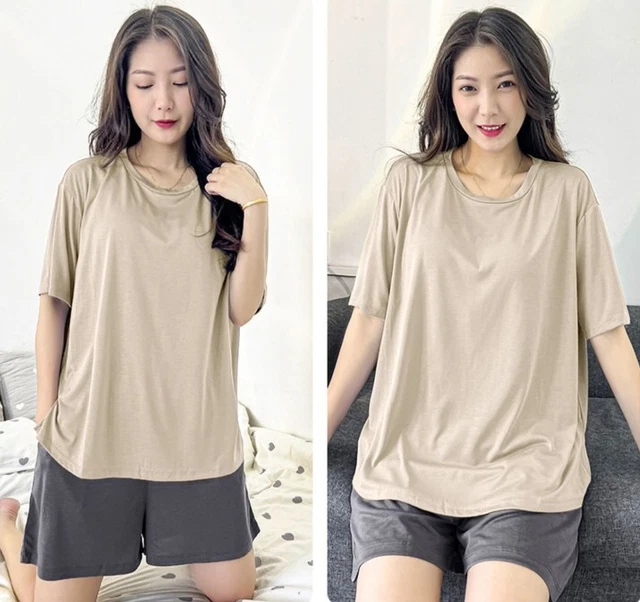 Ensemble Femme Short Taille 42/44 + Tee-shirt Taille 46/48 - Couleurs Jaune Et Vert Brésil
