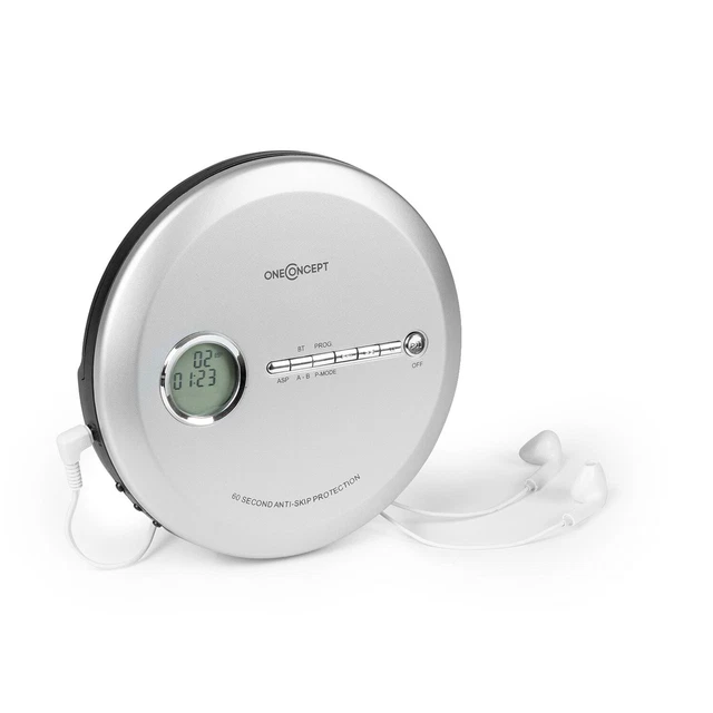 CD PLAYER DISCMAN Walkman Mini Audio Bass USB Headphone MP3 Portable ...