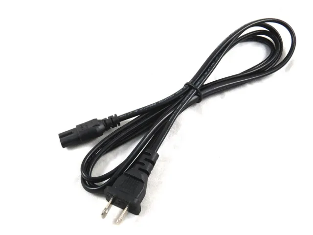 12Feet 2 Prong AC Power Cord Cable for HP Sony Acer Dell Compaq Lenovo Notebooks