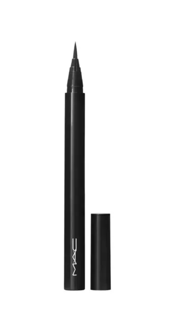 BNWOB MAC Eyeliner Pen Brushstroke 24-Hour Eye Liner BrushBlack Waterproof