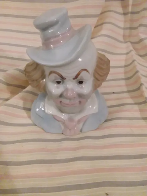 Vintage Albert E Price Bisque Porcelain Clown Doll