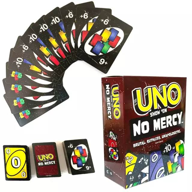 UNO No Mercy Game Board Games, Playing Cards Table Family Party Card 2