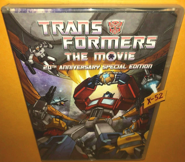 TRANSFORMERS ANIMATED DVD movie optimus prime megatron rodimus