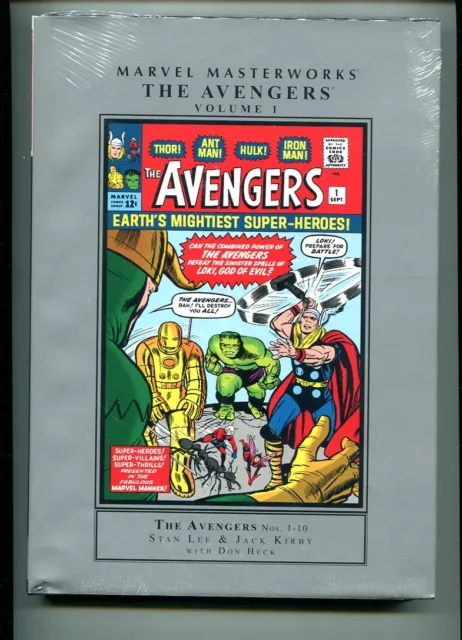 Marvel Masterworks The Avengers Vol 1 Hardcover Nm Grade Iconic Cover Lee Kirby