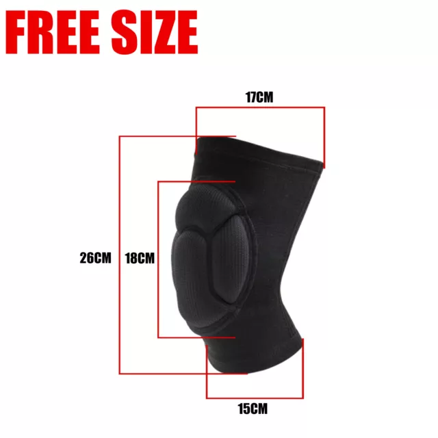 2 Pair Professional Knee Pads Leg Protector For Sport Work Flooring Construction 2