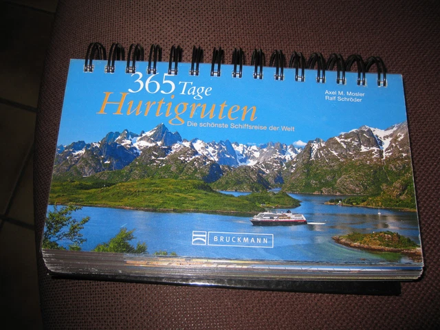 Reisebilder,365 Tage Hurtigruten.365 Bider Norwegen.