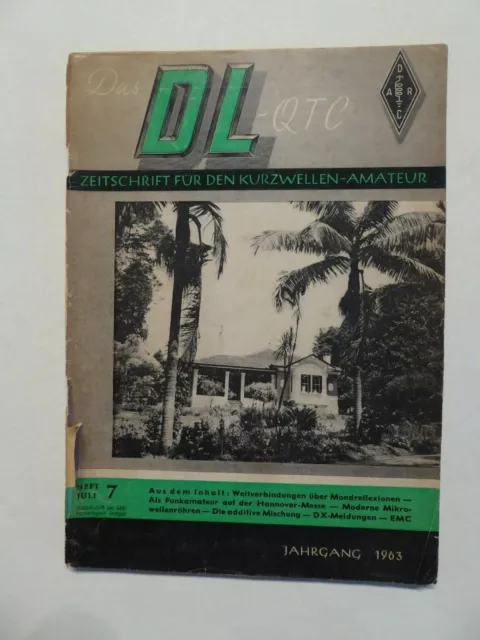 Das DL-QTC revista del club del DARC, n.o 17 de 1963, onda corta - aficionado