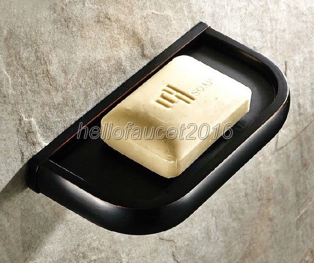 Bathroom Soap Dish Storage Holder Wall Mounted Oil Rubbed Bronze Soap Holder