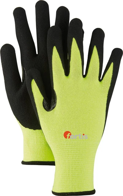 FORTIS Schnittschutzhandschuh Blade neon Lev.5 Gr. 9 (Inh. 12 Paar)