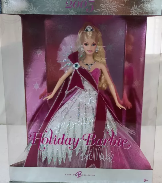 Rare Bob Mackie Collector's Edition 2005 Holiday Barbie Doll  New In Box*