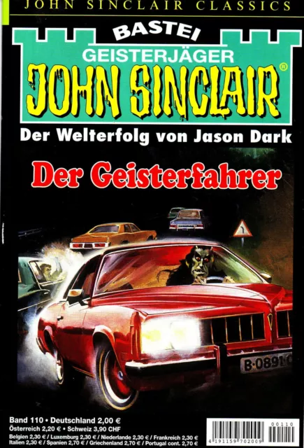 JOHN SINCLAIR CLASSICS Nr. 110 - Der Geisterfahrer - Jason Dark