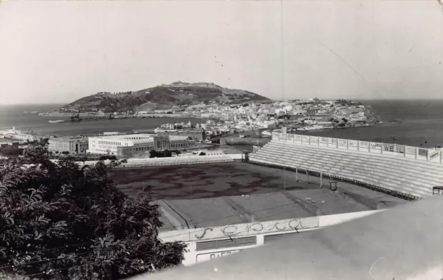 Ceuta La Hermosa Spanish Morocco~View Of Soccer Football Stadium~Photo Postcard