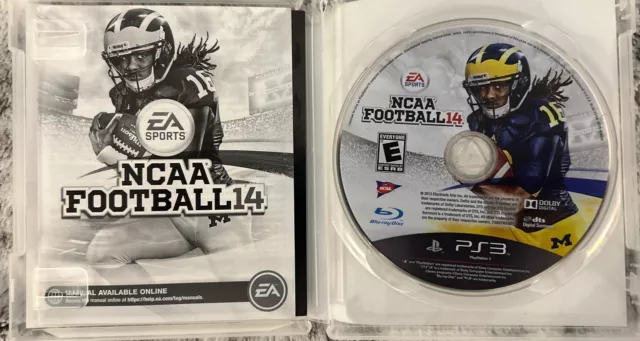 NCAA Football 14 PlayStation 3 PS3 CIB Complete VNDS excellent NCAAF