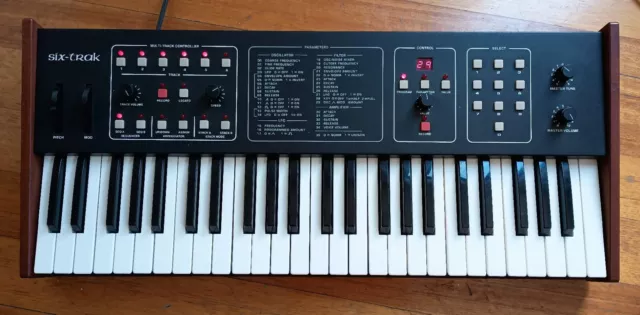 Sequential Circuits Six Trak Analogue Polysynth Multi Midi Vintage Classic