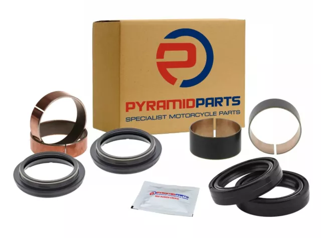 APRILIA ETV 1000 Caponord 03-09 50mm Fork Seals Dust Seals Bushes Suspension Kit