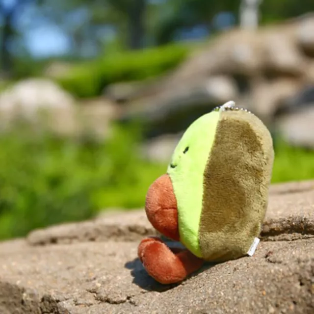 1pc Avocado Pendant Cute Doll Key chain Plush Toy Stuffed Toys Bag Pendant~ Bf