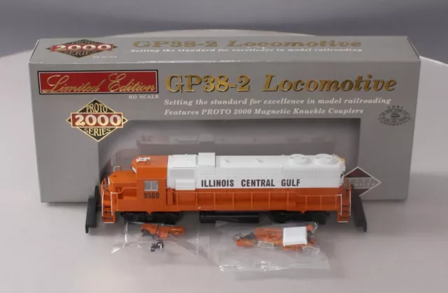 Proto 2000 30761 HO Illinois Central Gulf GP38-2 Diesel Locomotive #9569 LN/Box