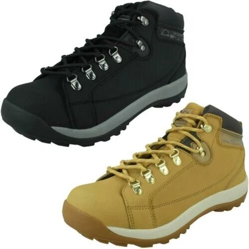 Hommes Groundwork Montantes Style Sécurité Chaussures Avec Embout en Acier