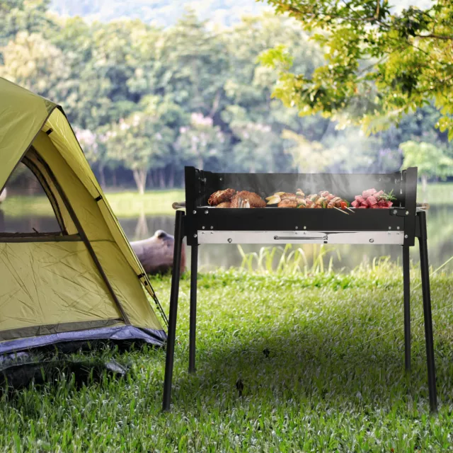 Barbacoa Plegable Inox Holiday Travel - Cocina Camping