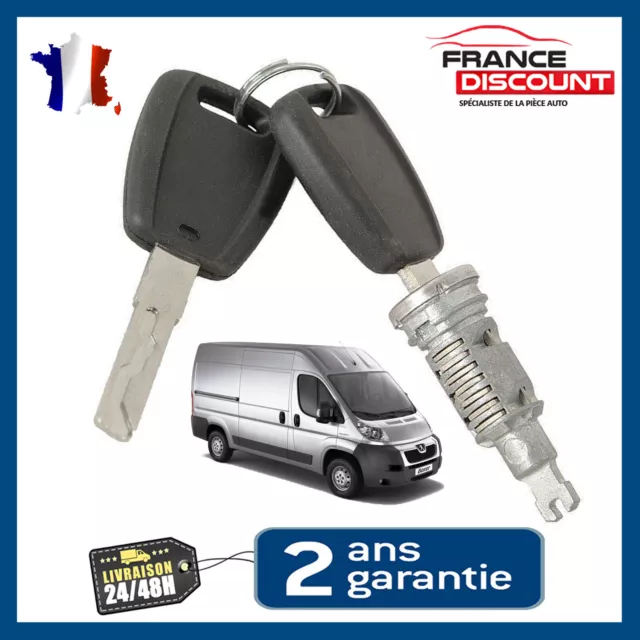 Tambor Cerradura de Puerta Cilindro + 2 Llaves para Boxer Ducato Jumper 2006+